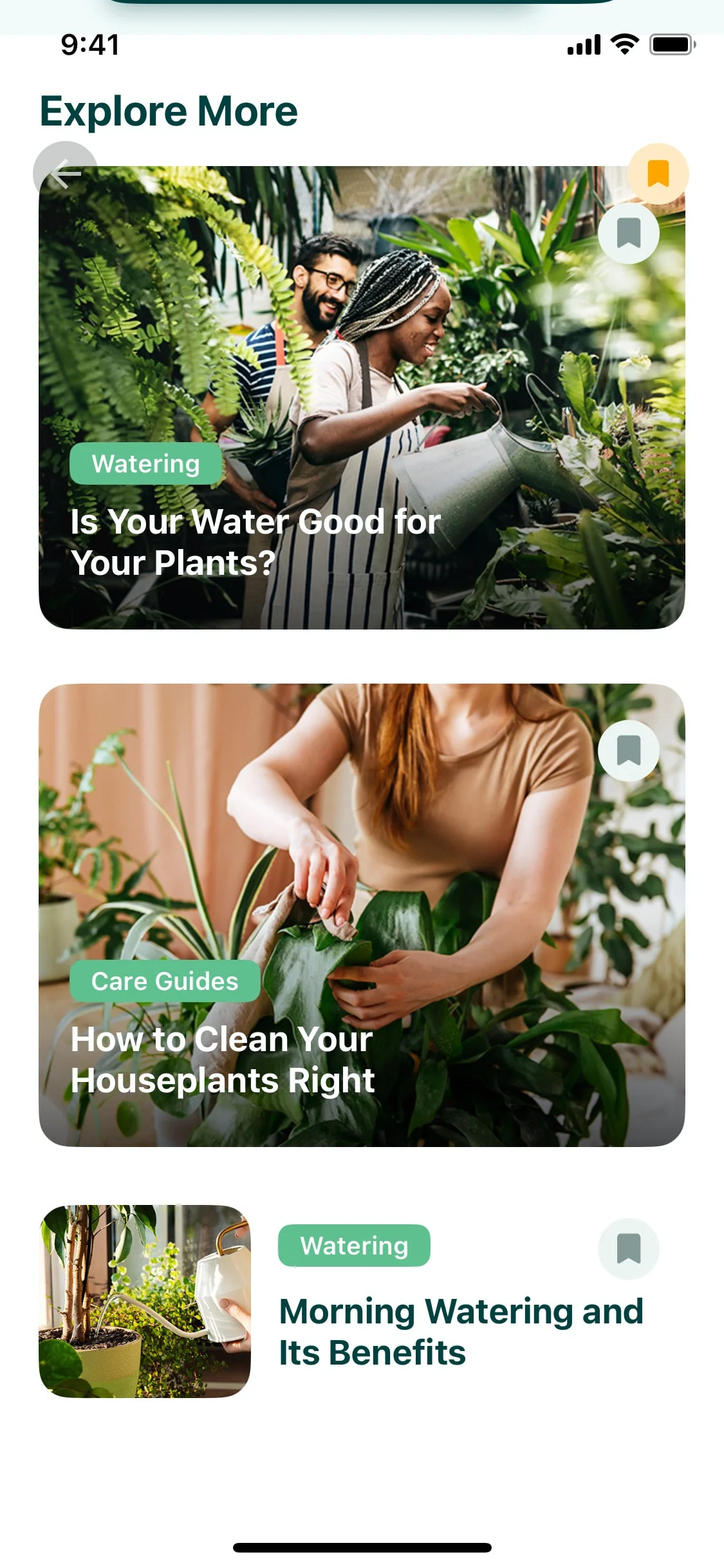 Plantum UI Design Screenshot: AI Plant Identification & Care Guide