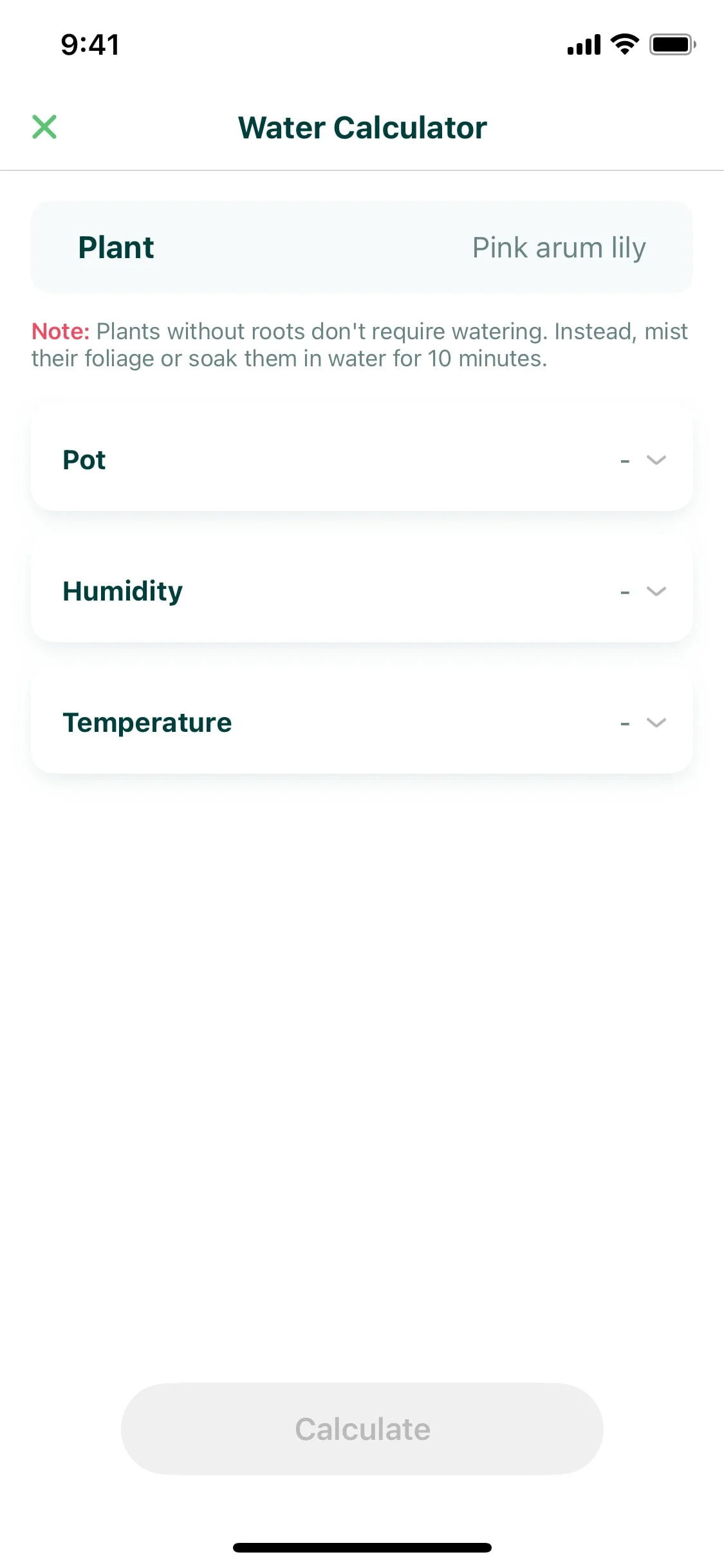 Plantum UI Design Screenshot: AI Plant Identification & Care Guide
