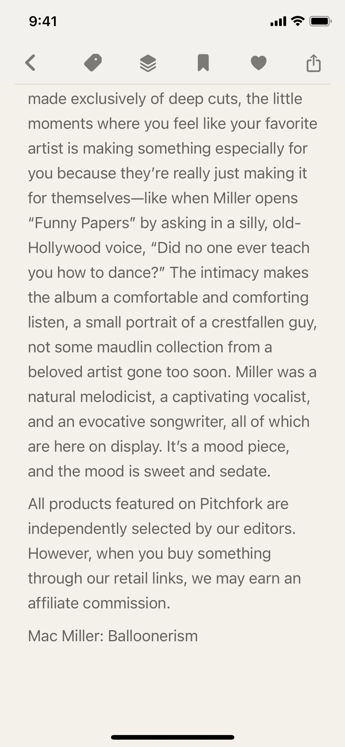 Reeder UI Design Screenshot: Feed Reader for RSS & Read Later
