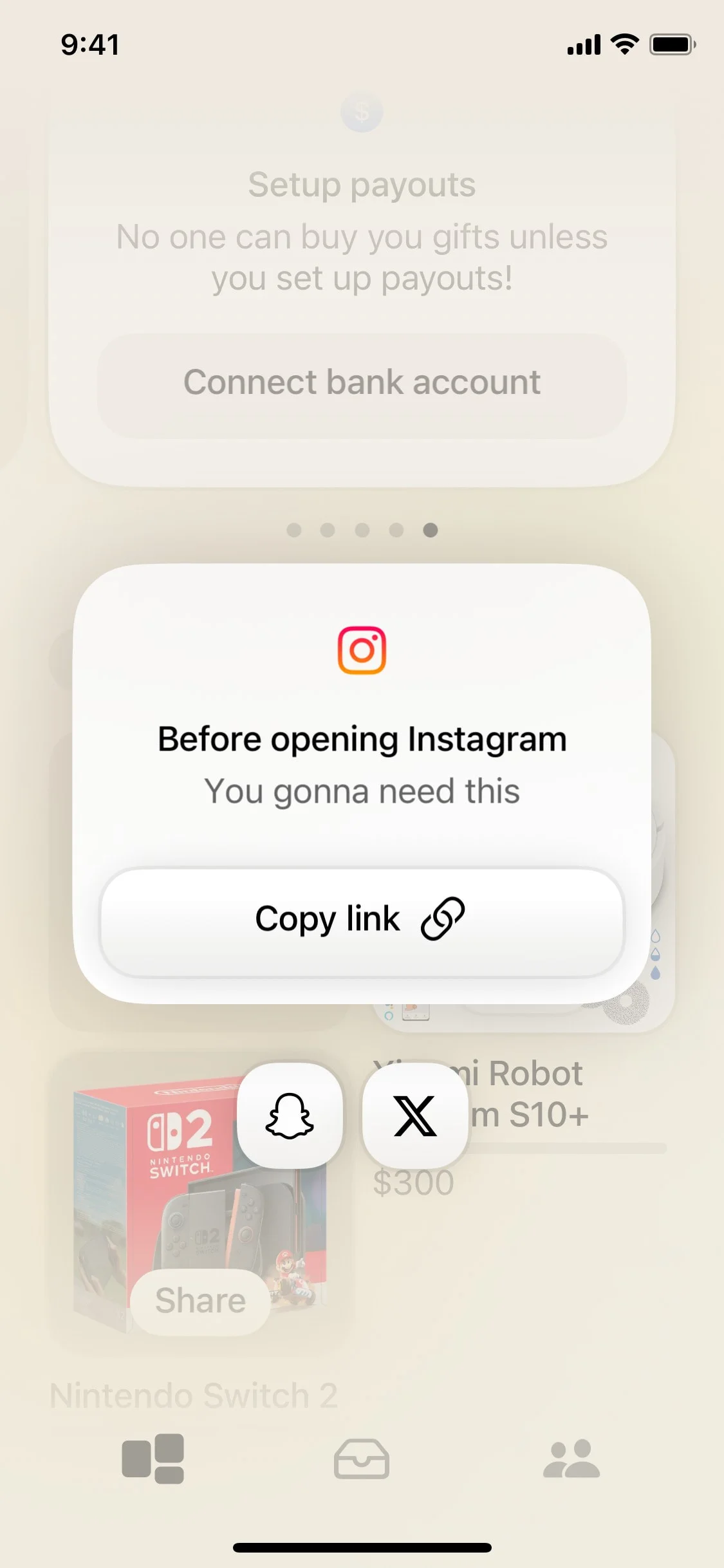 Spoilme UI Design Screenshot: Anonymous Social Feedback & Confessions
