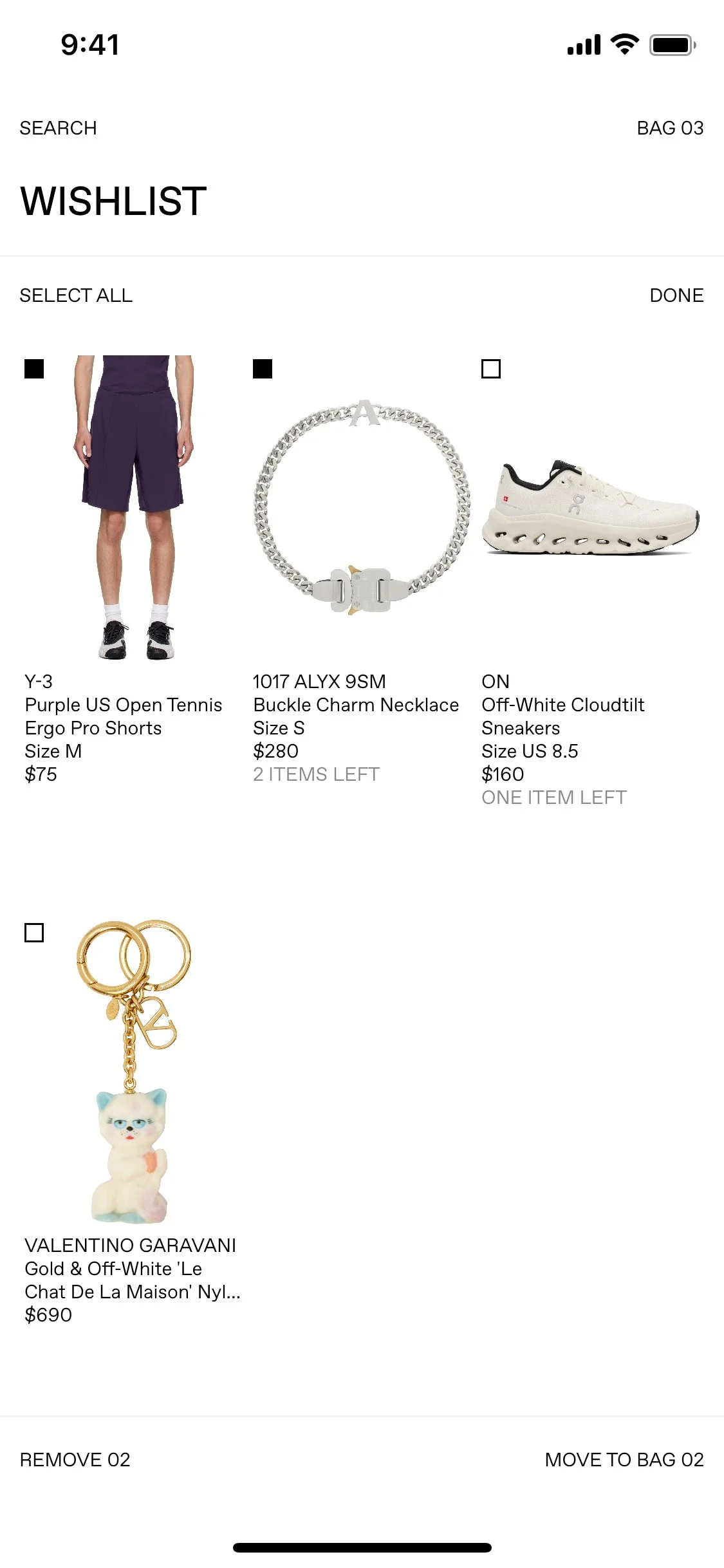 ssense UI Design Screenshot: Luxury Fashion, Streetwear & Editorial