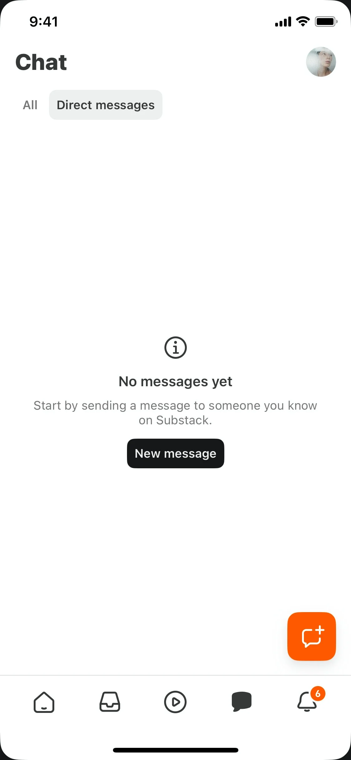 Substack UI Design Screenshot: Independent Newsletters, Podcasts & Culture