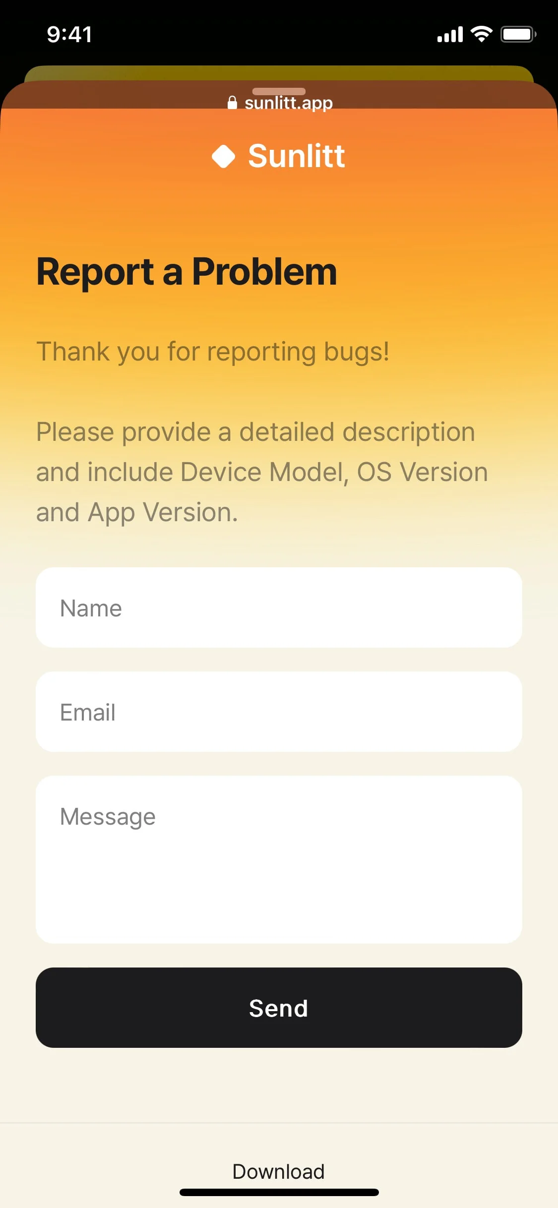 Sunlitt UI Design Screenshot: Sun Position, Sunlight & Shadow Tracker