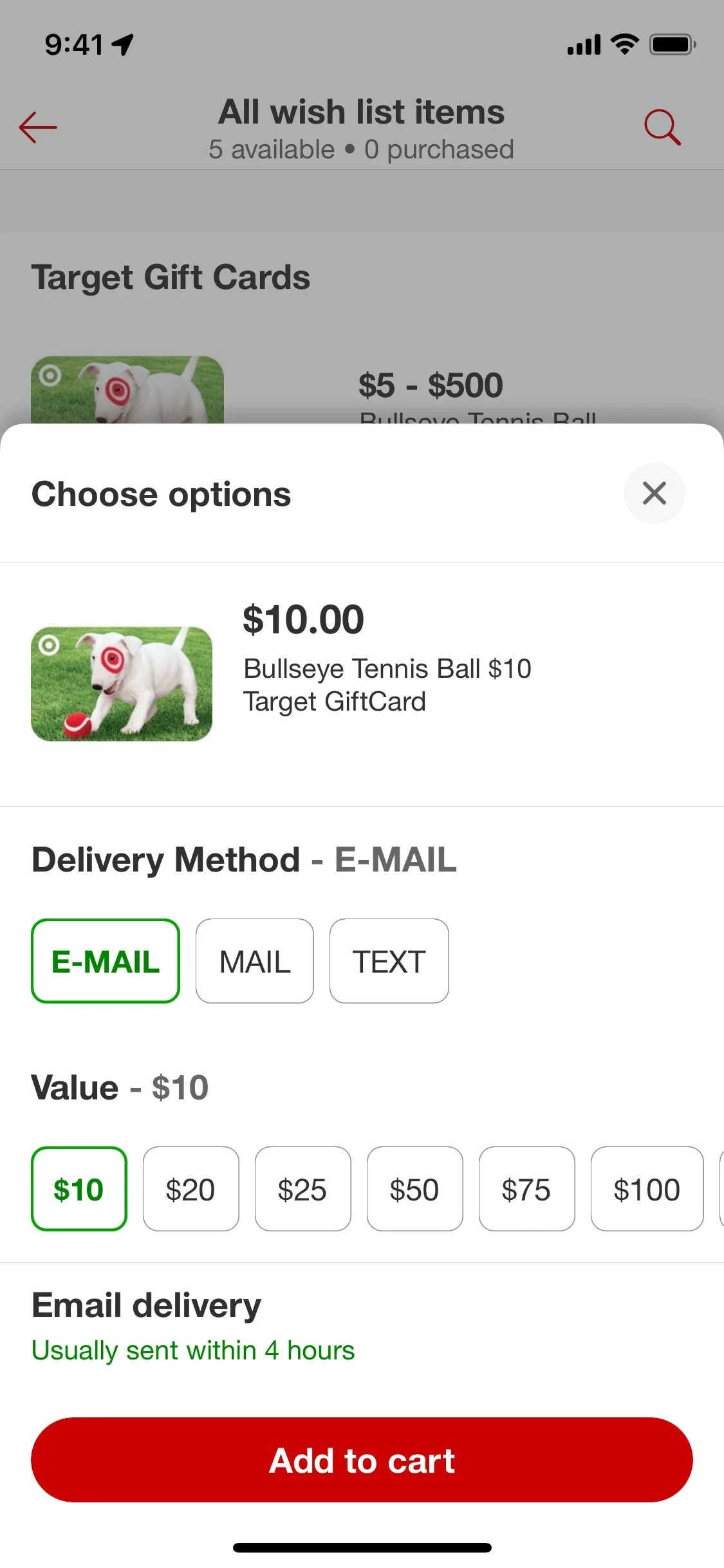 Target UI Design Screenshot: Shopping Deals, Delivery & Curbside Pickup