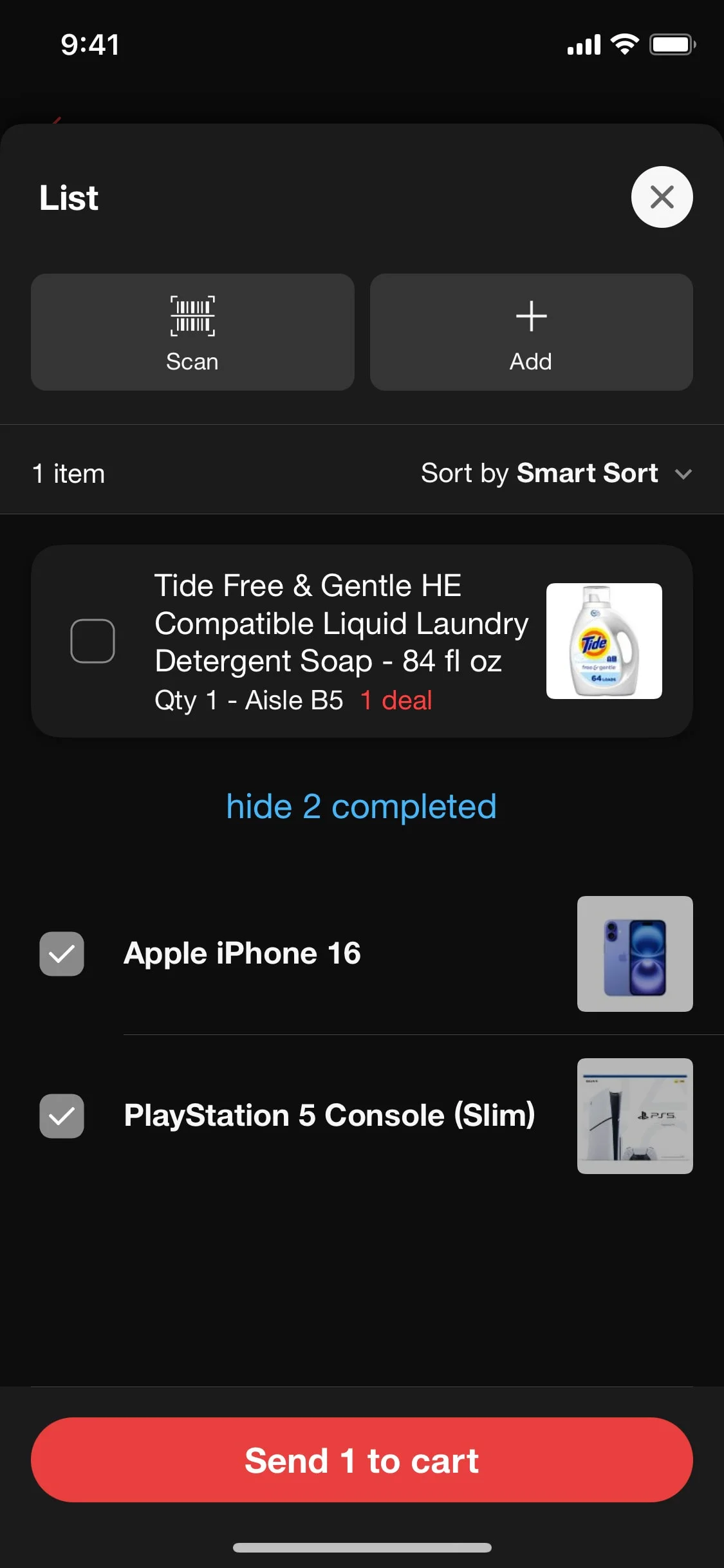 Target UI Design Screenshot: Shopping Deals, Delivery & Curbside Pickup