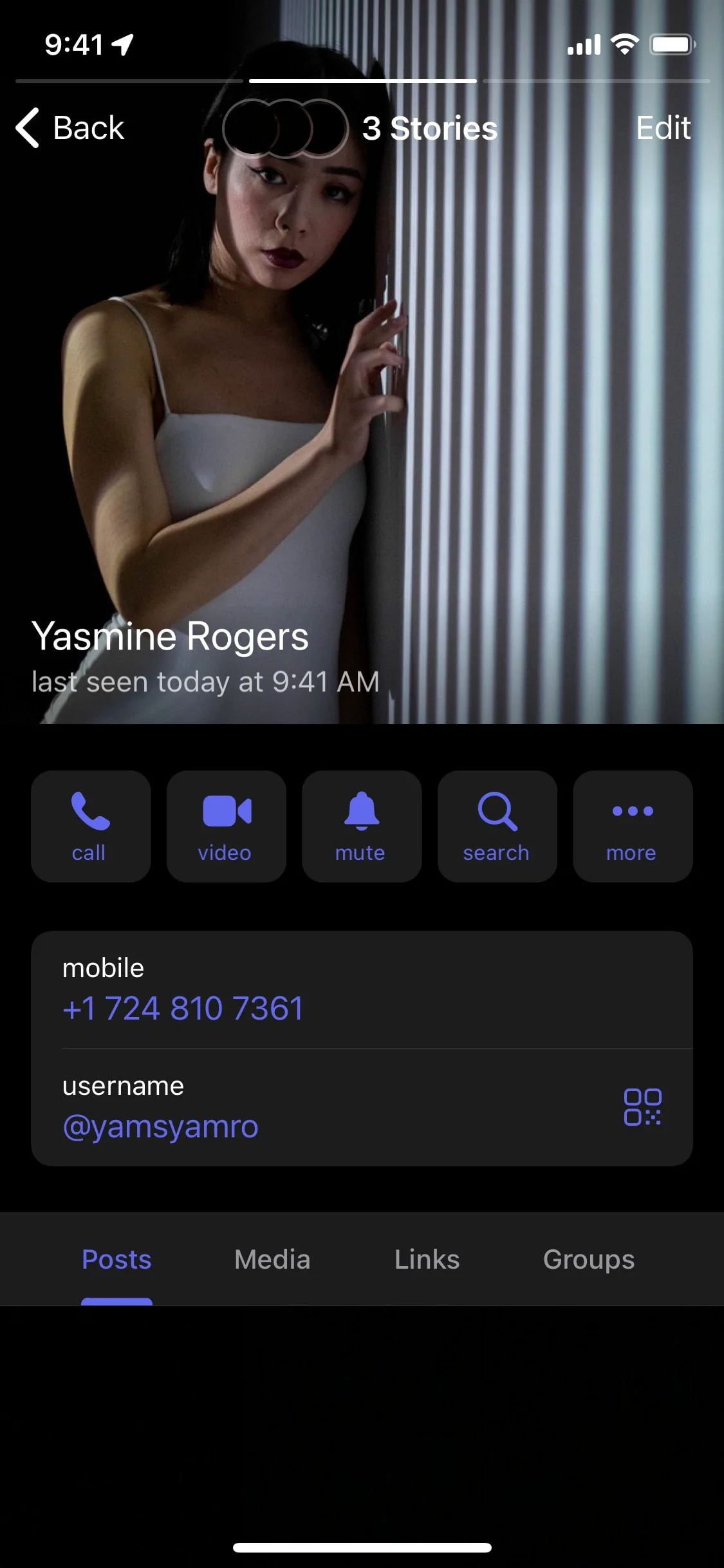 Telegram1 UI Design Screenshot: Fast, Secure Cloud Messaging