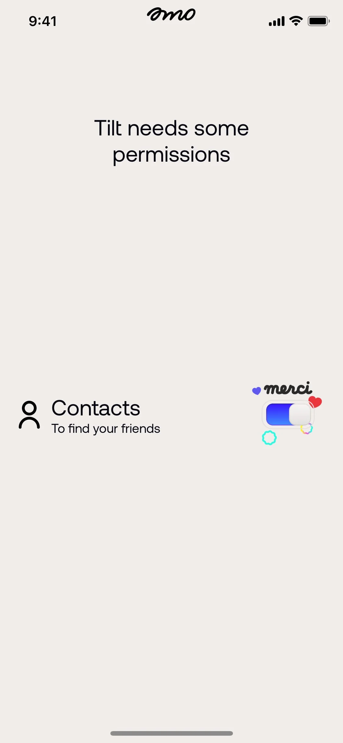 Tilt UI Design Screenshot: Social Community & Campus Connections
