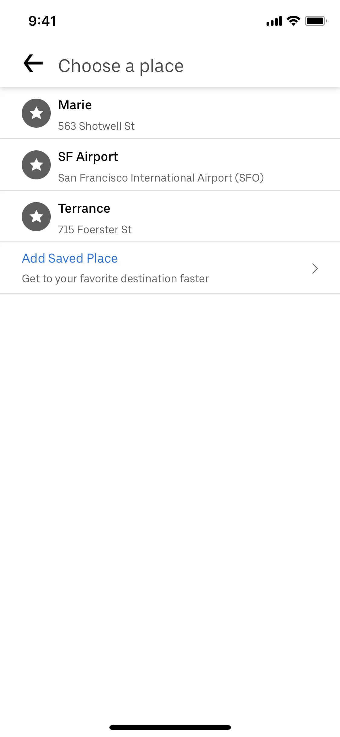 Uber UI Design Screenshot: Rideshare, Delivery & Urban Mobility