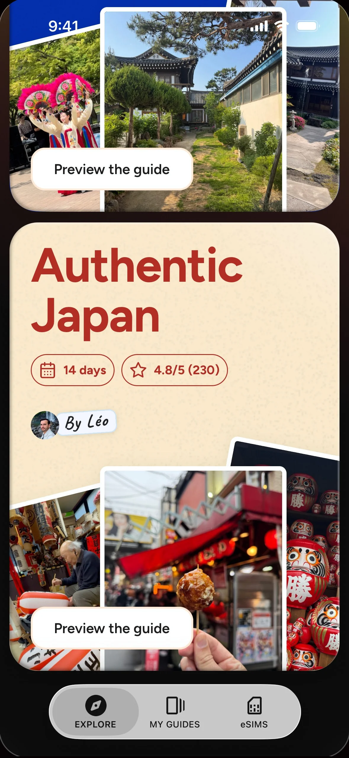 voila UI Design Screenshot: Visual Bookmarking & Spatial Web Clipper