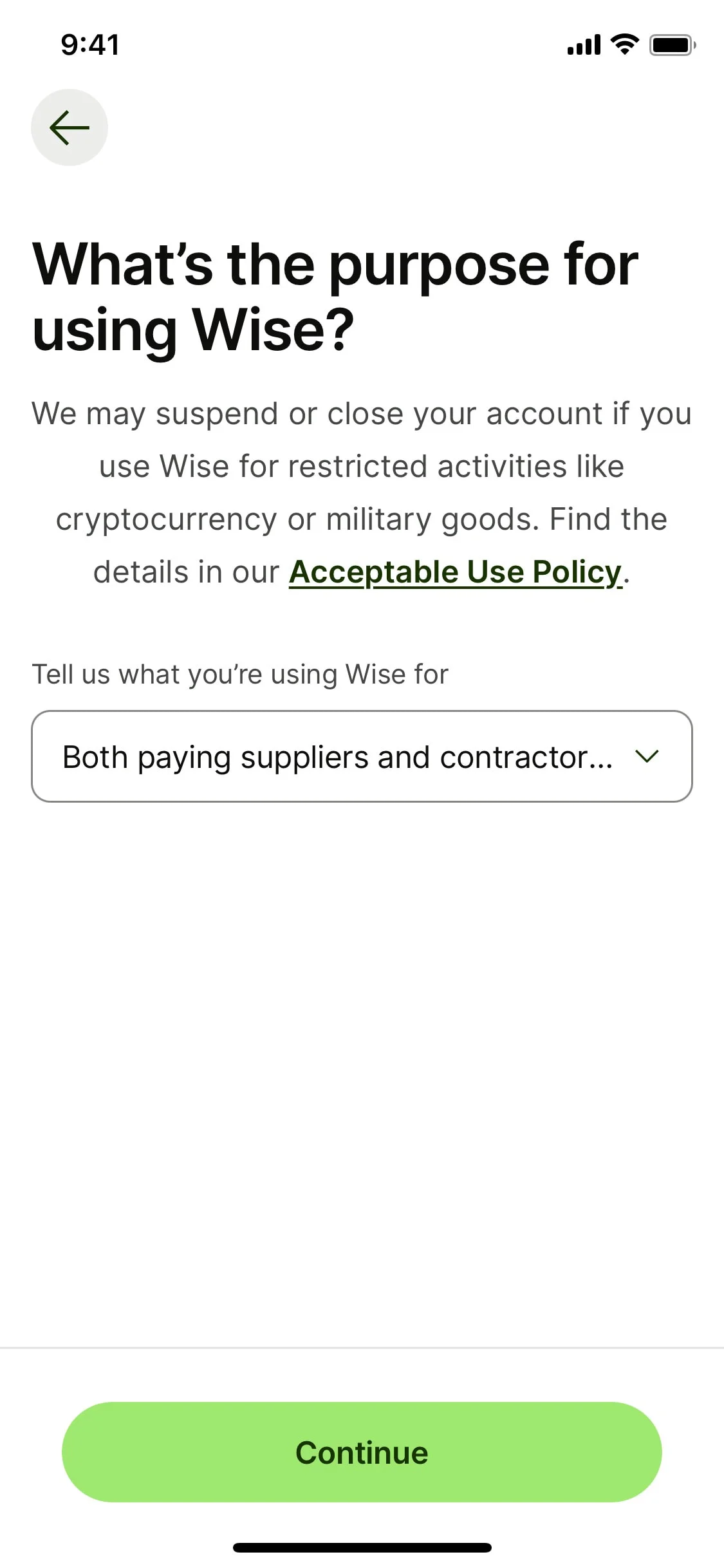 Wise UI Design Screenshot: International Money Transfers & Multi-Currency