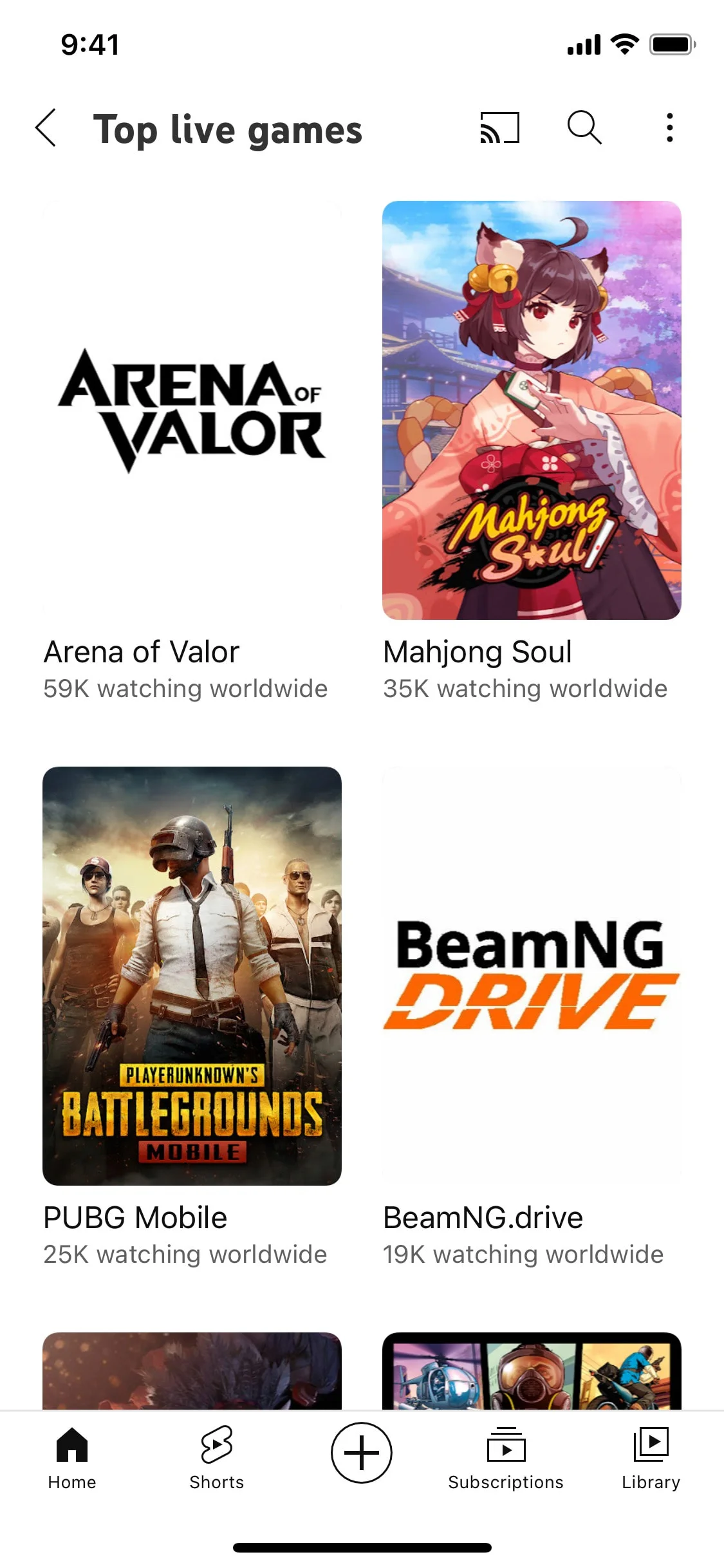 YouTube UI Design Screenshot: Video Streaming, Shorts & Creator Hub